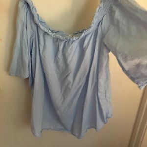 Adorable off the shoulder blouse